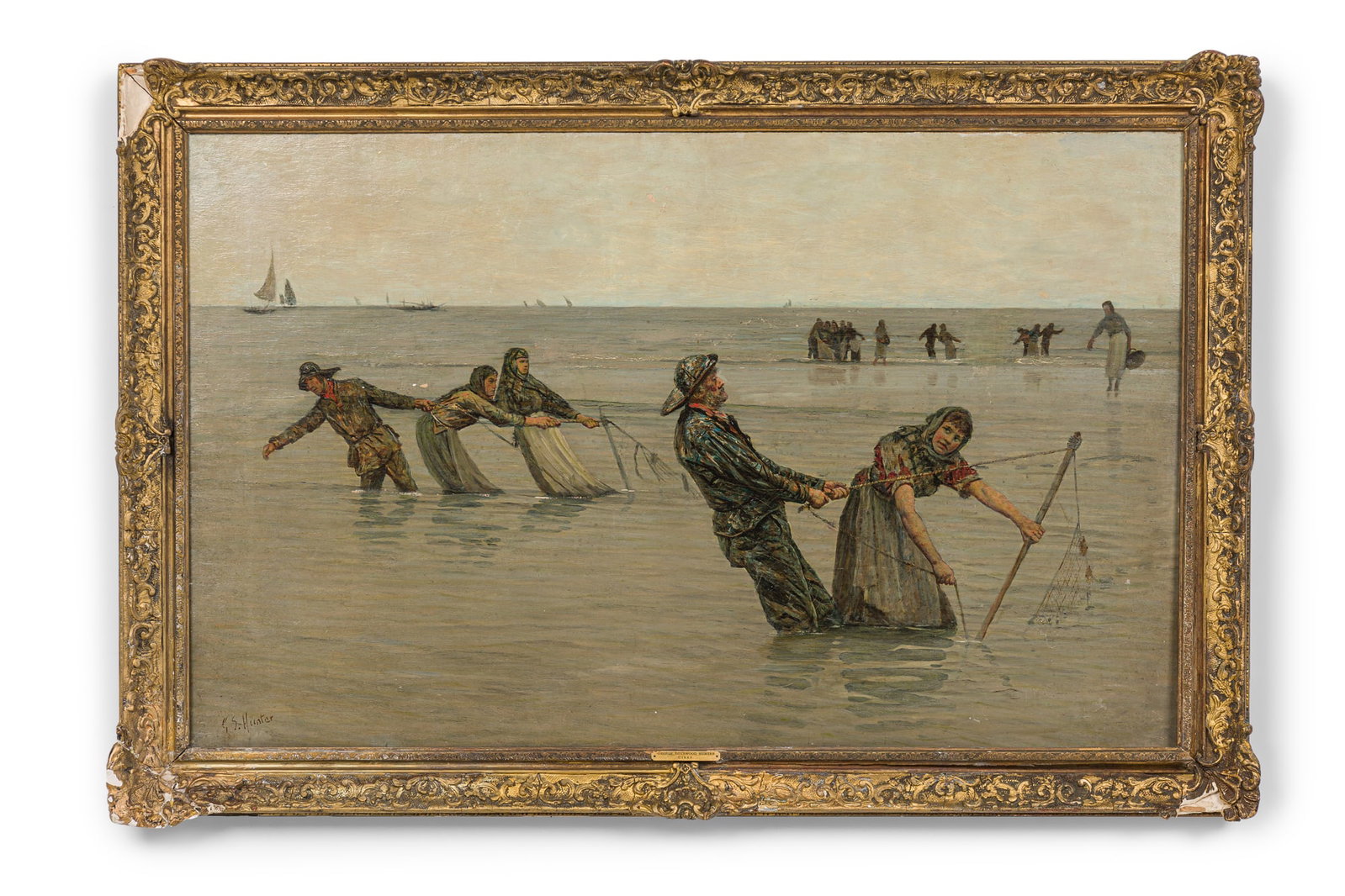 George Sherwood Hunter, oil on canvas, c. 1880 (1 of 11)