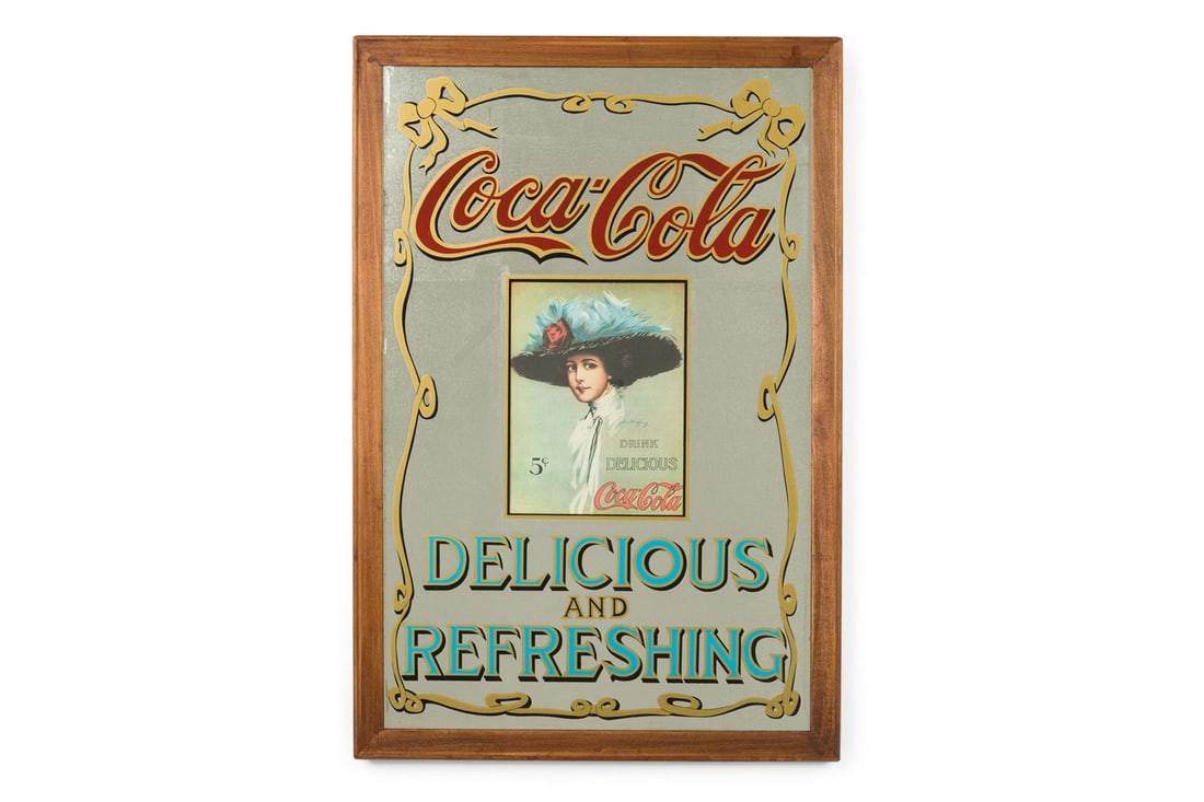 Coca-Cola advertising wall mirror (1 of 6)
