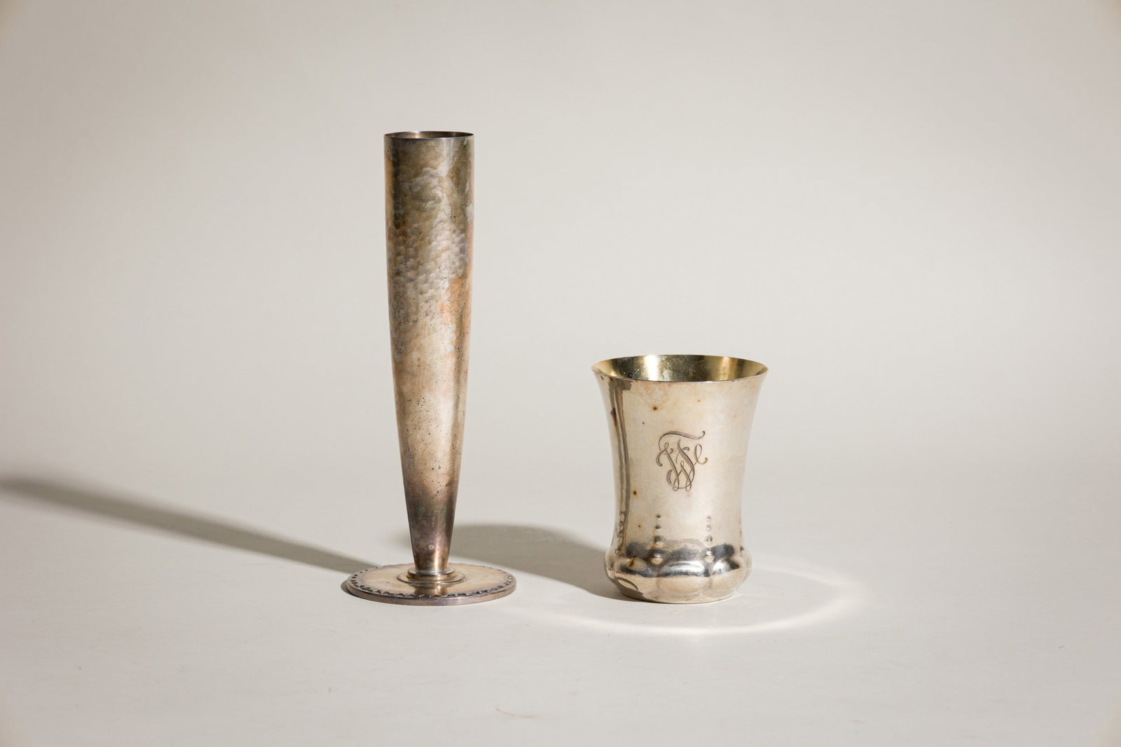 (2) Antique German 800 silver table items (1 of 11)