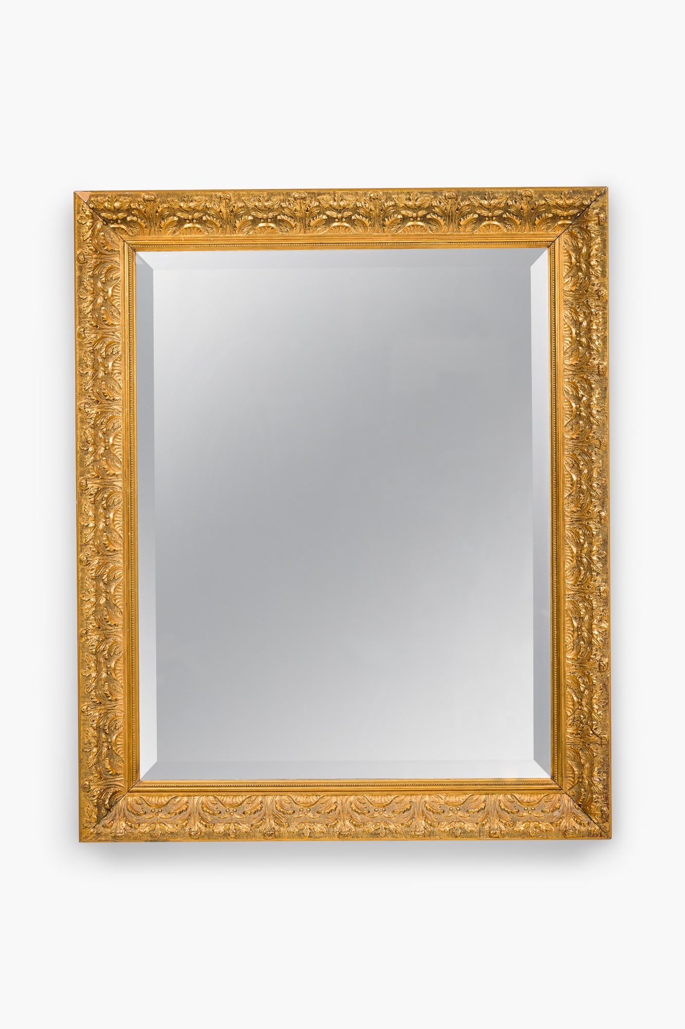 Continental Baroque style gilt mirror (1 of 5)