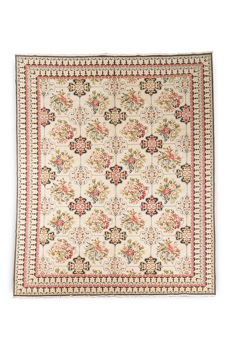 English Victorian Needlepoint Rug (1 of 6)