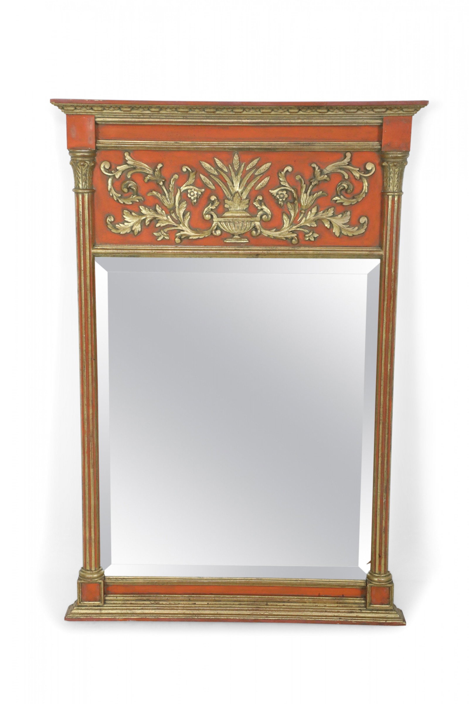 Italian Neoclassical style gilt and painted Pier mirror (1 of 10)