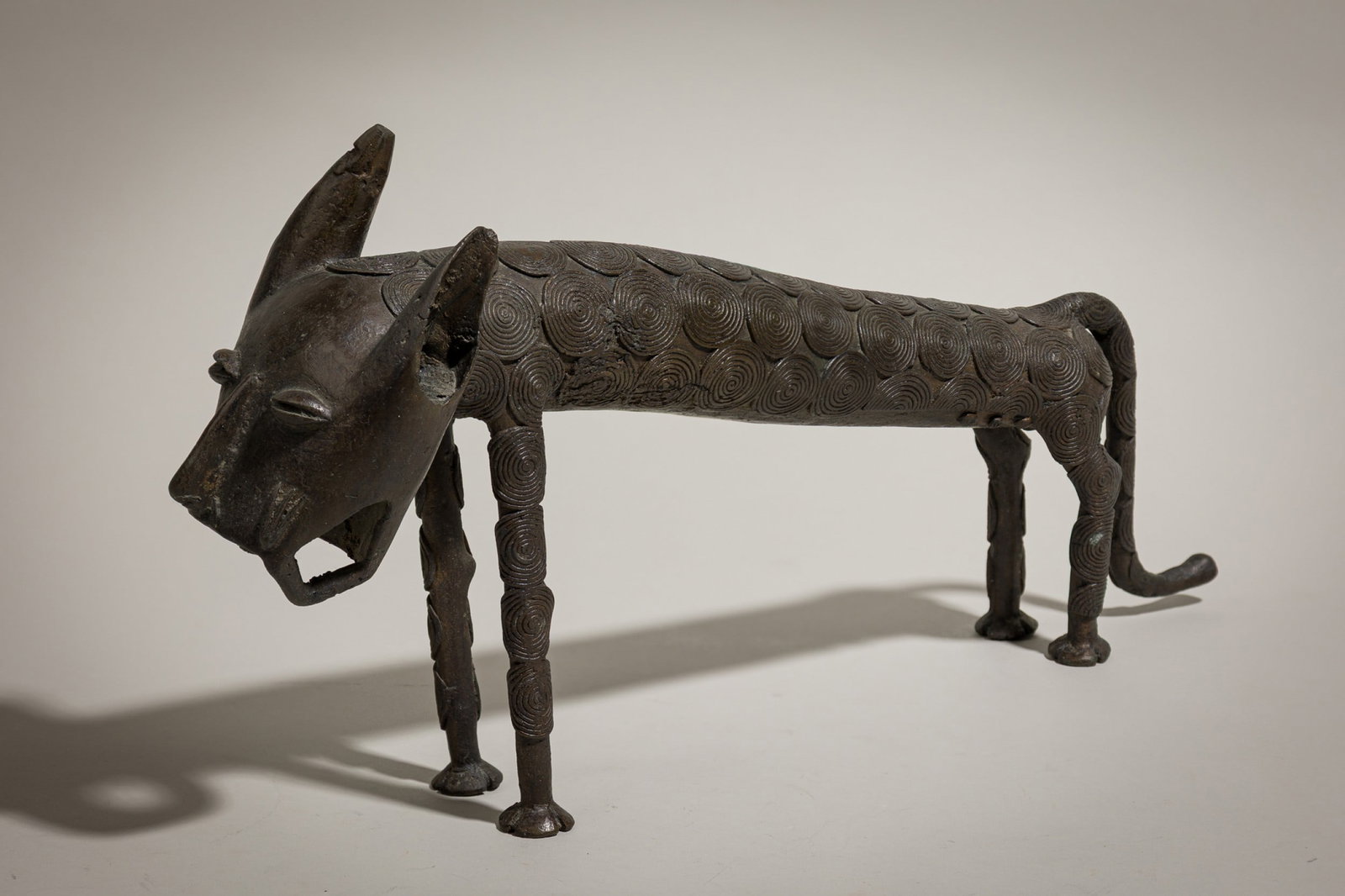 Benin bronze Cat or Leopard (1 of 9)