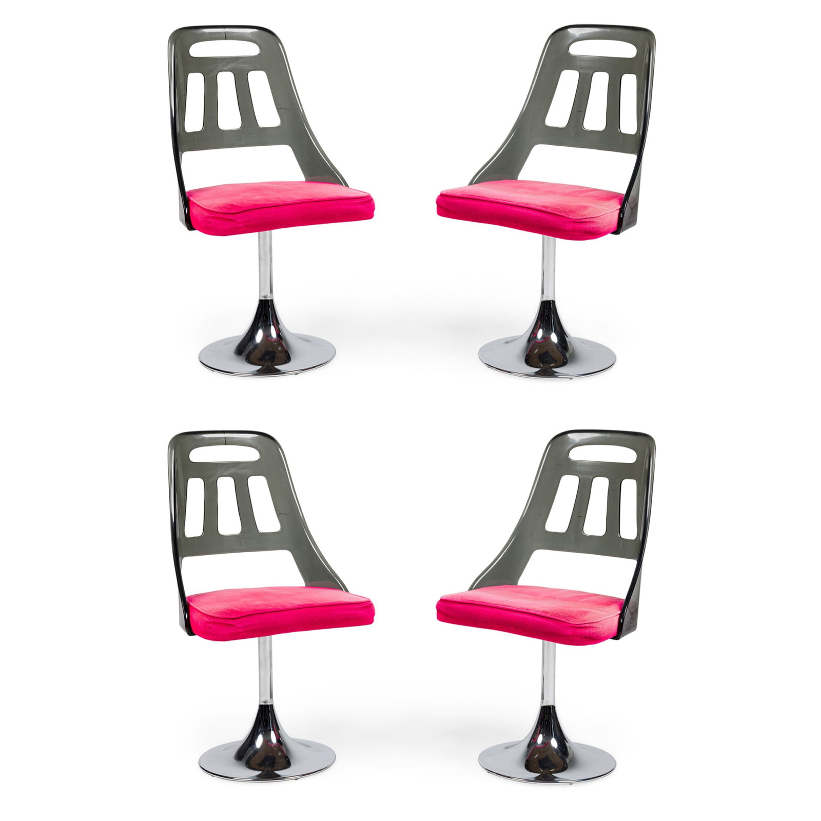 Saarinen style, (4) tulip swivel chairs (1 of 13)
