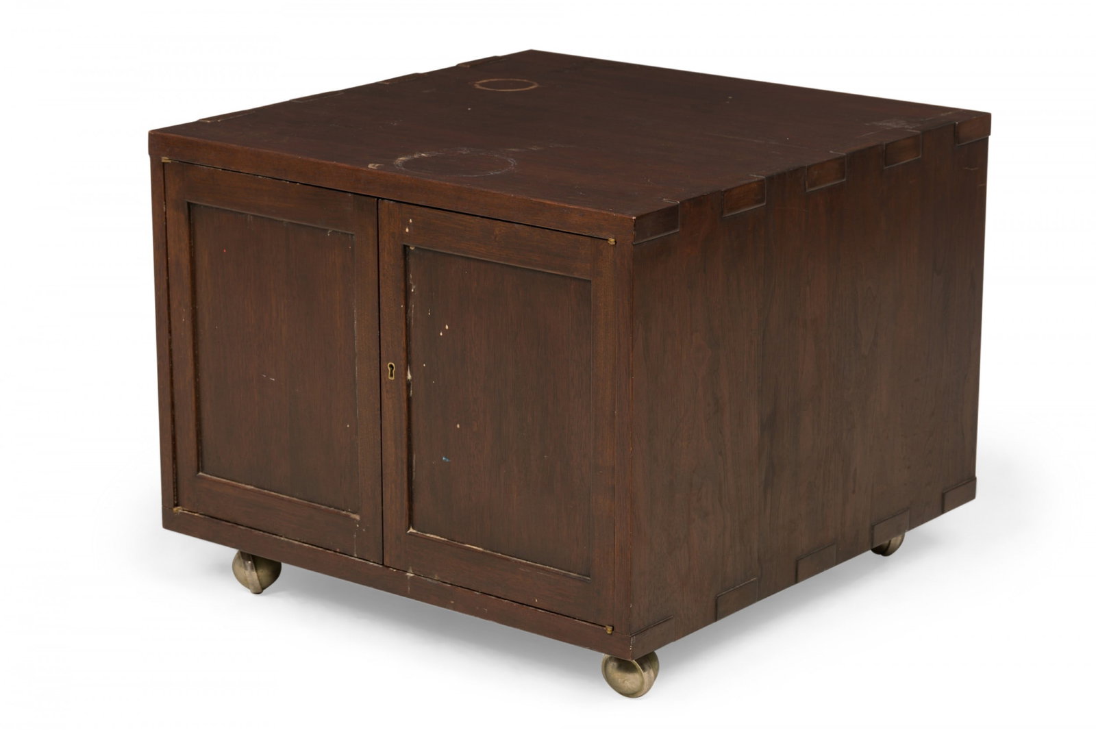 Edward Wormley for Dunbar, Janus Collection rolling cabinet (1 of 11)