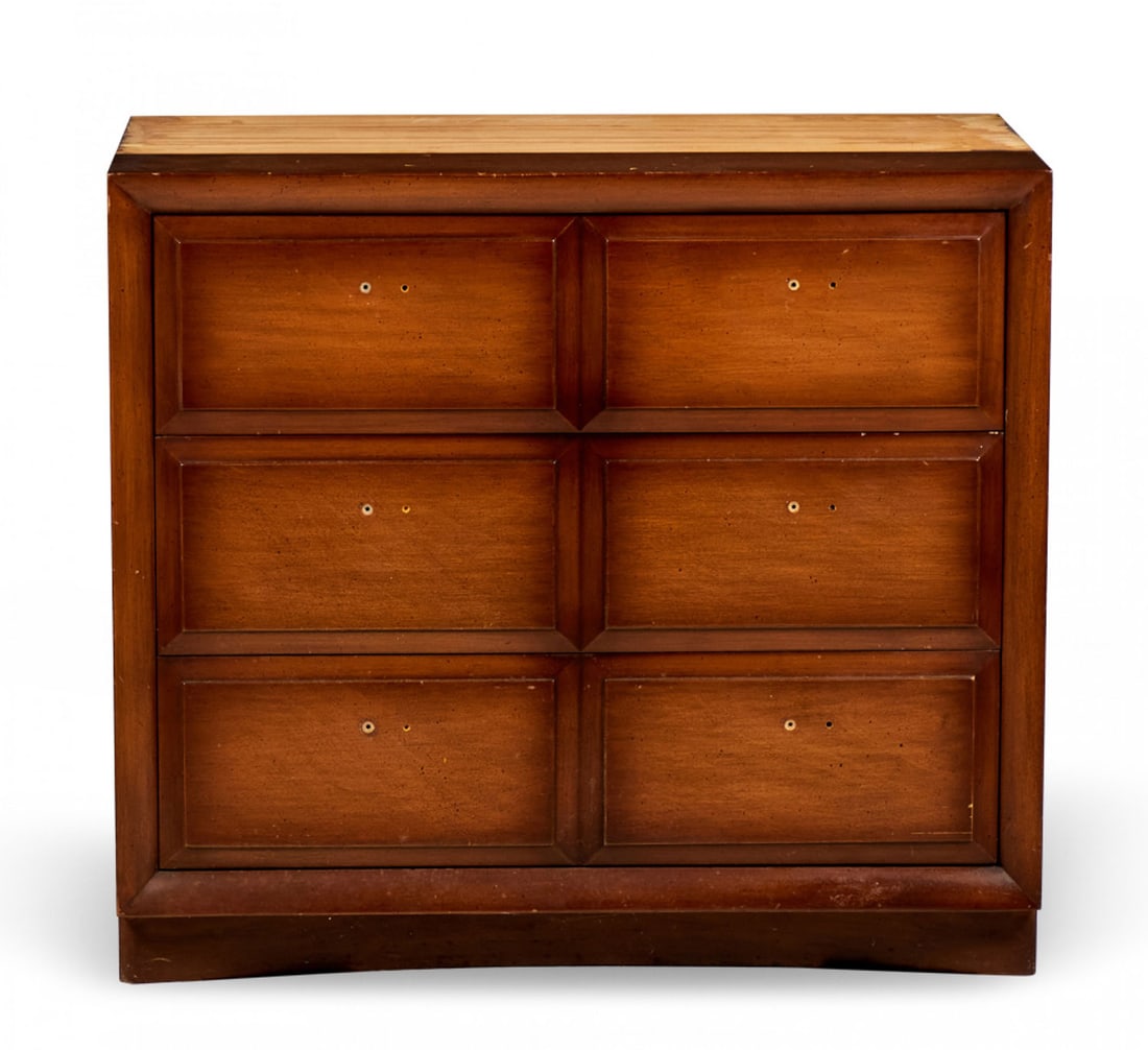 T.H. Robsjohn-Gibbings Mid-Century Stained Maple Three-Drawer Chest (1 of 14)