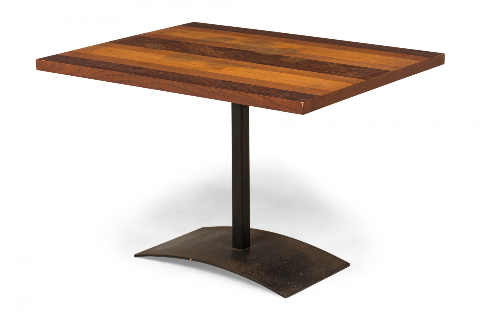 Milo Baughman for Directional, striped end table, model 392S (1 of 8)