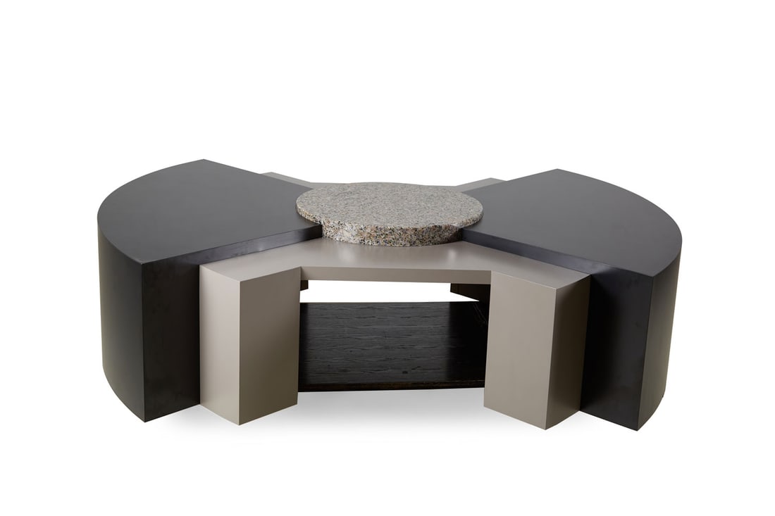 Stanley Tigerman and Margaret McCurry, Custom micarta and granite coffee table (1 of 13)
