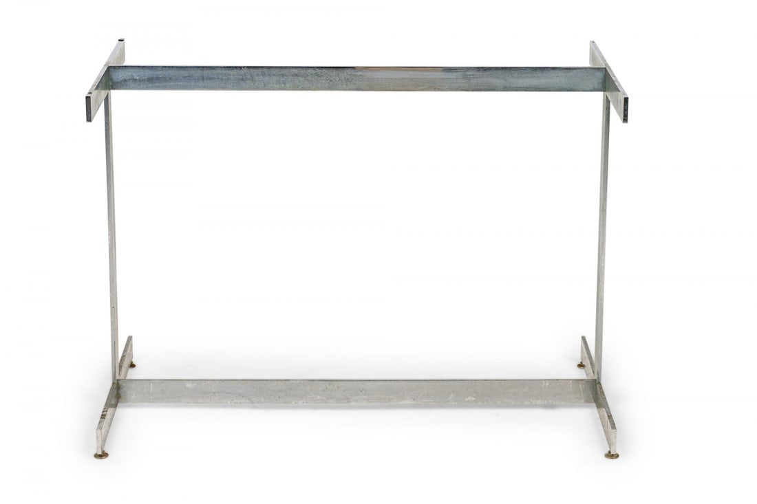Milo Baughman (style), chrome dining table base (1 of 5)