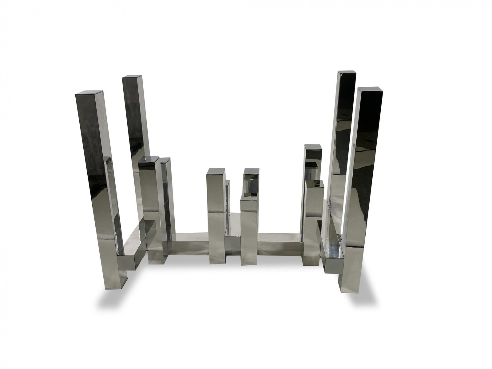 Paul Mayen, chrome Cityscape table base (1 of 6)