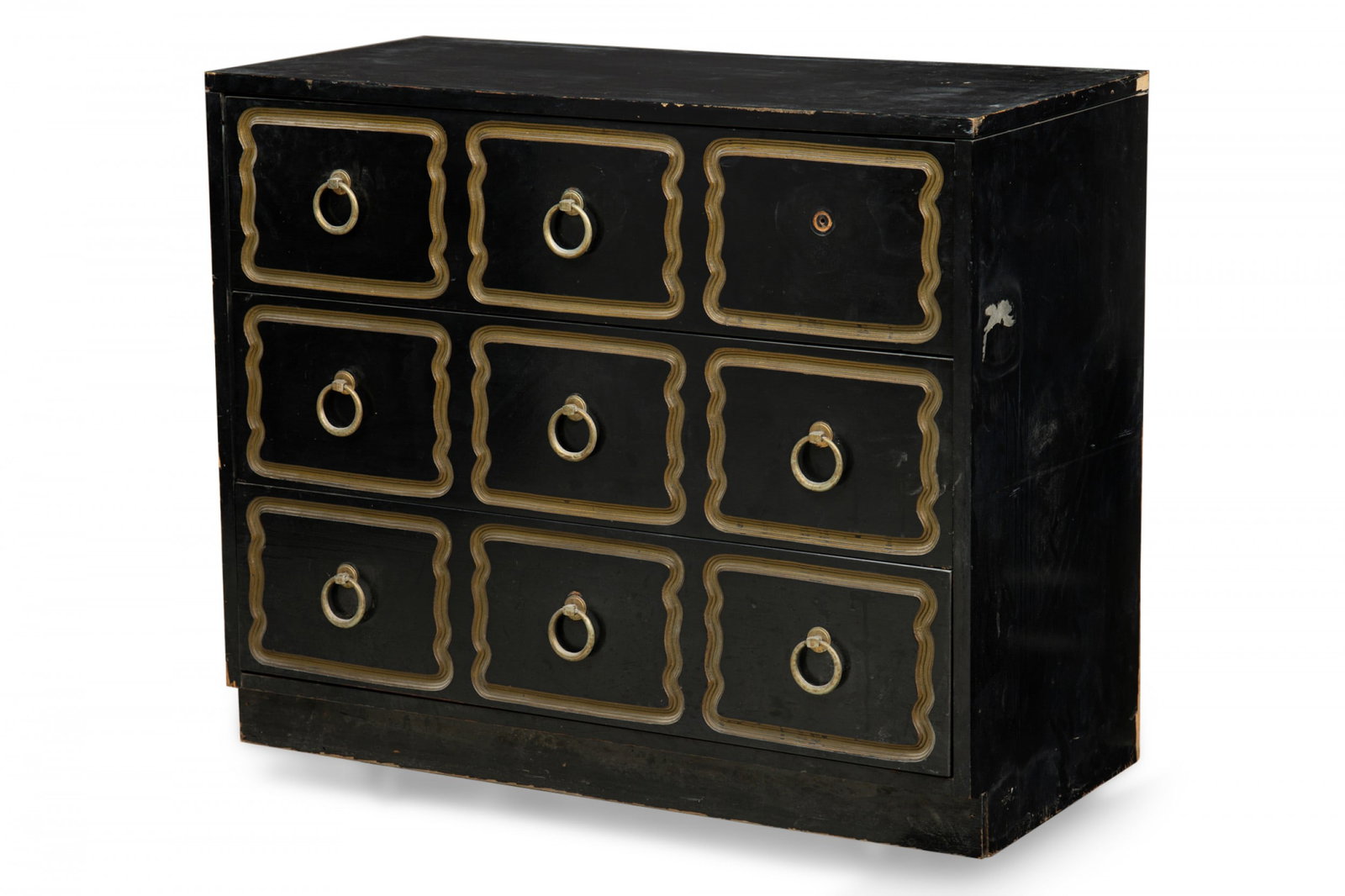 Dorothy Draper for Heritage Henredon, 3-drawer chest from the Espana Group (1 of 14)