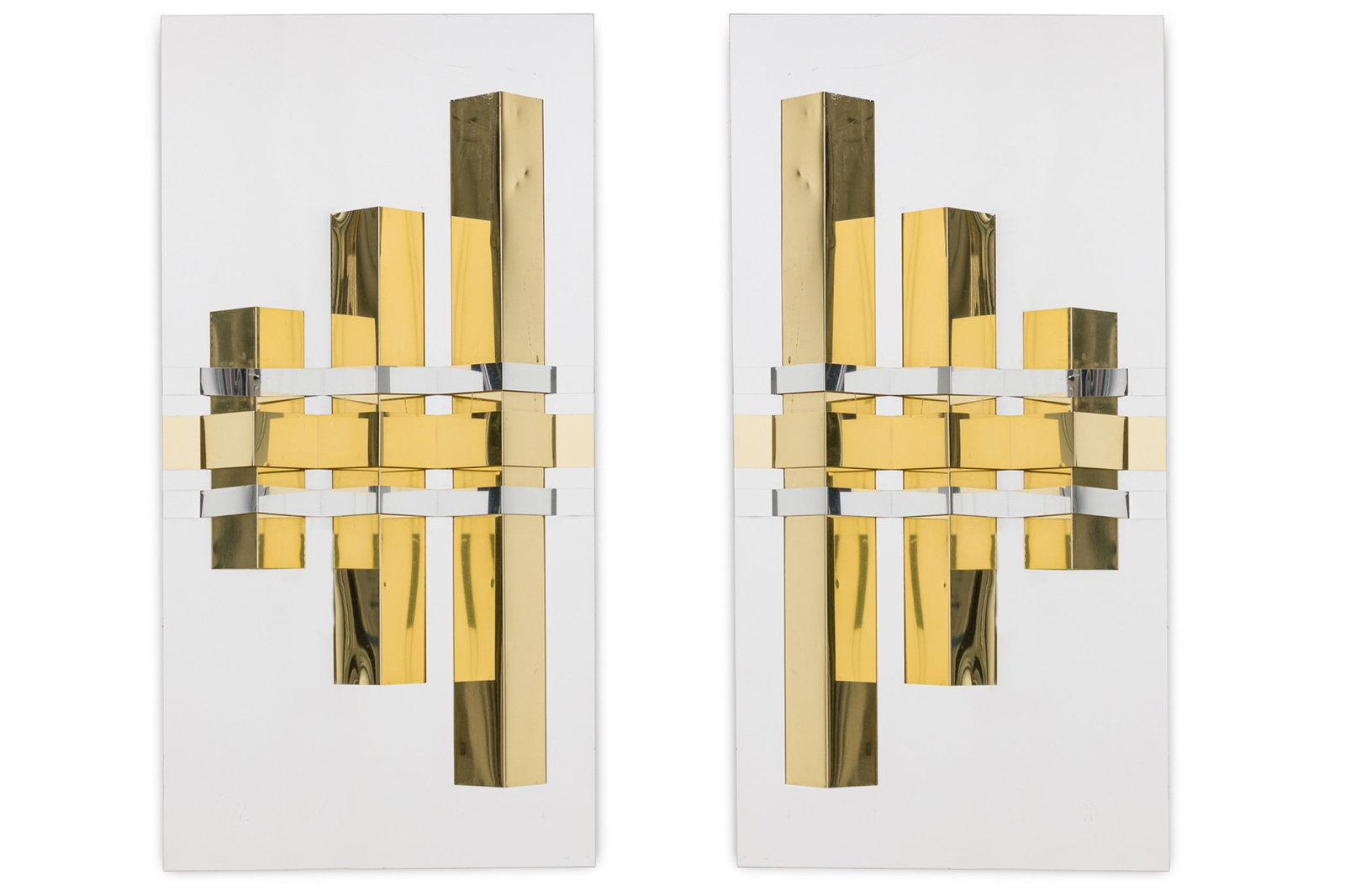 Curtis Jere, Large Modern Diptych Wall Sculpture (1 of 9)