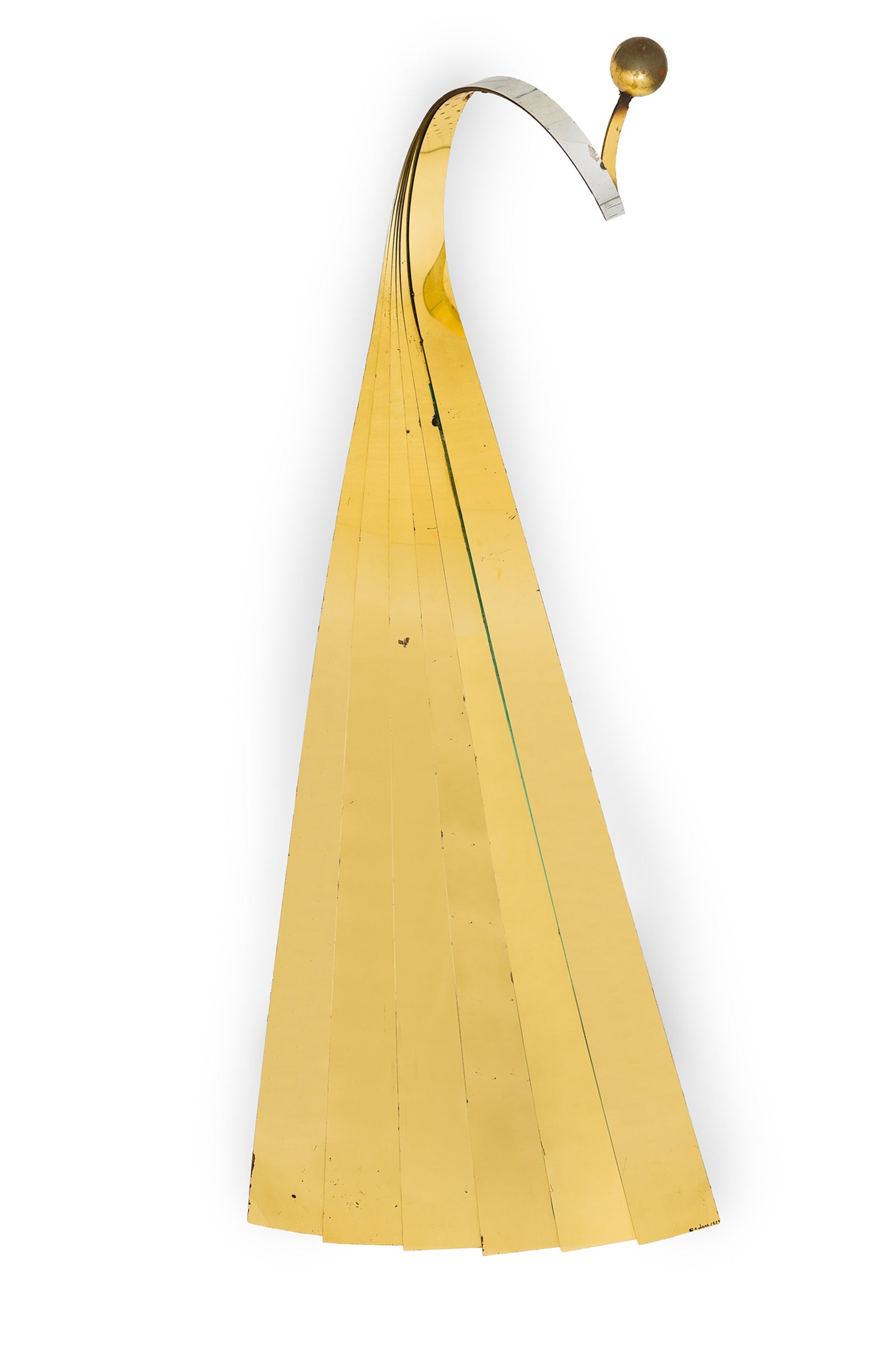 Curtis Jere, large brass wall sculpture (1 of 9)