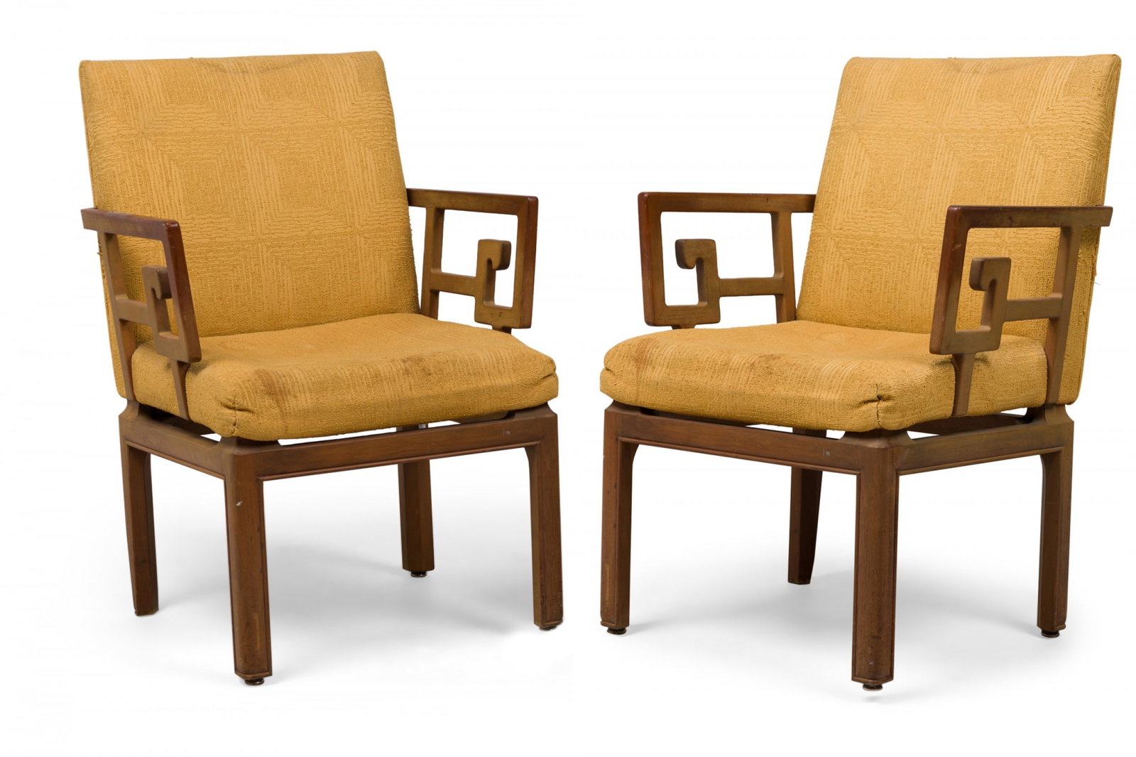 Michael Taylor for Baker Furniture, pair 'Far East' armchairs (1 of 15)