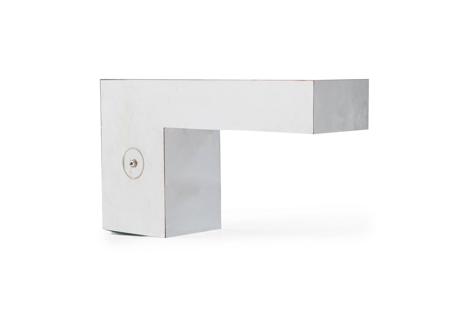 George Kovacs, chrome cantilever task lamp: c. 1970s, USA, unmarked, 10" h x 5"w x 18"d