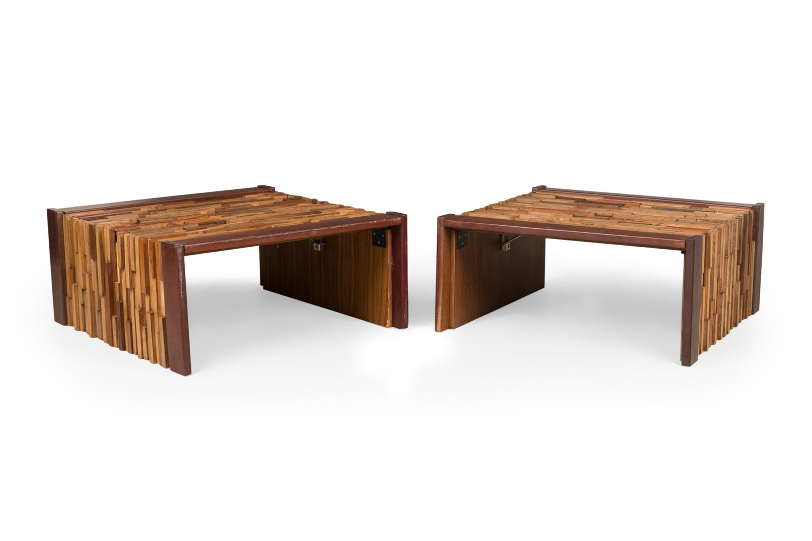 Percival Lafer, pair mix wood coffee table (1 of 14)