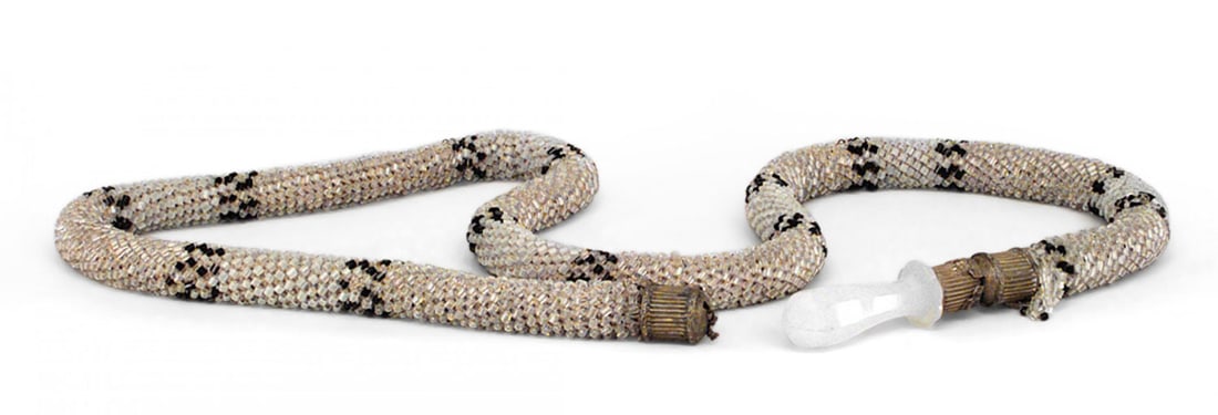 Victorian overhead mounted beaded bell pull (1 of 5)