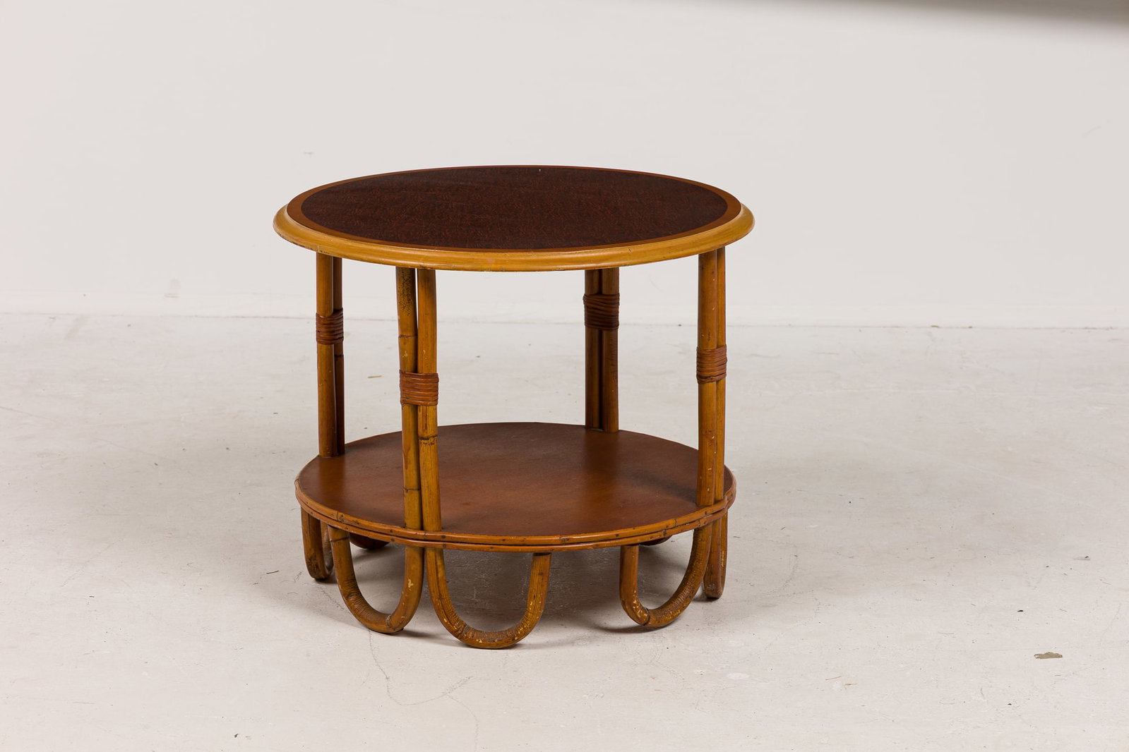 American Modern, two-tier side table (1 of 5)