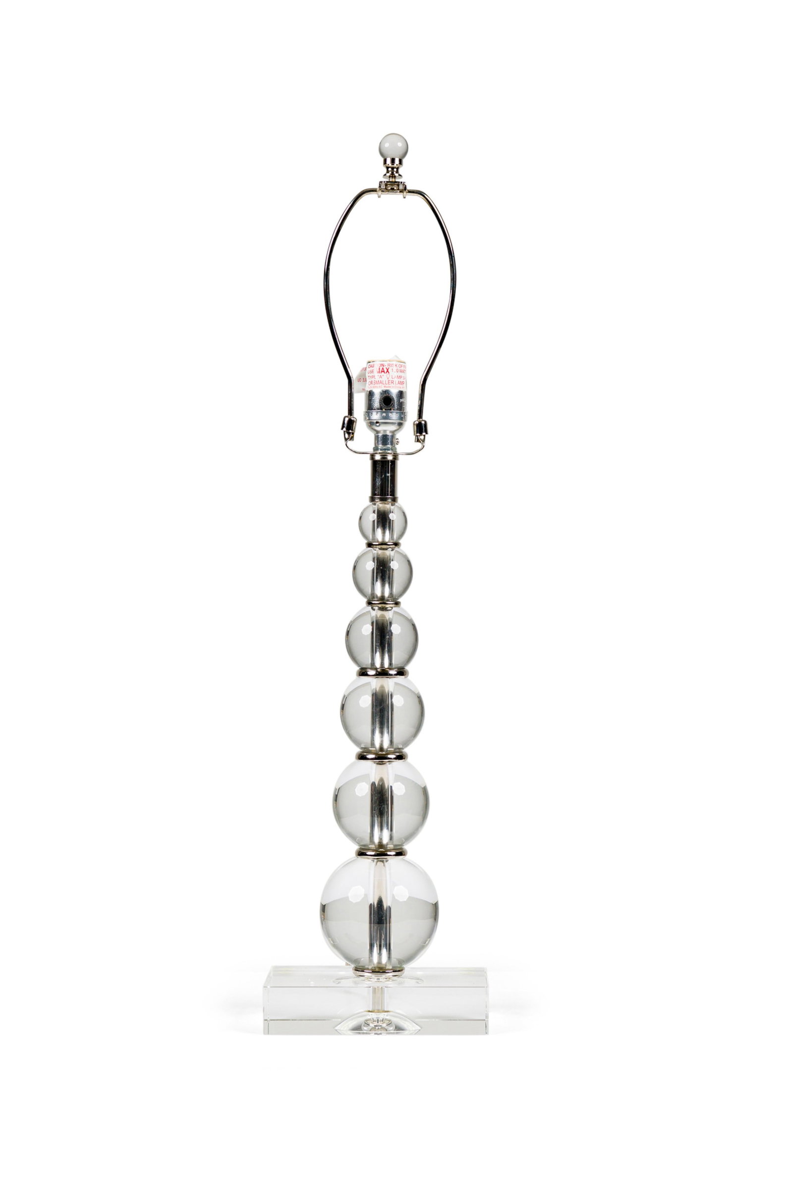 Lamp Works, American Art Deco style stacked balls table lamp (1 of 10)