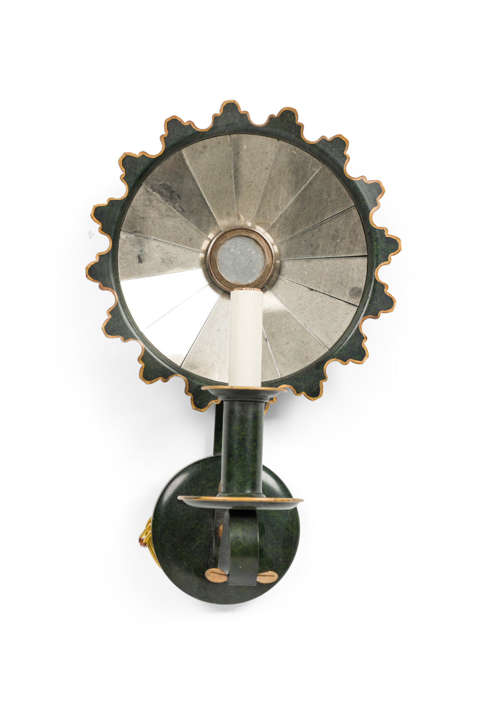 Albert Hadley (after), English Mirrored and Tole Sconce (1 of 7)