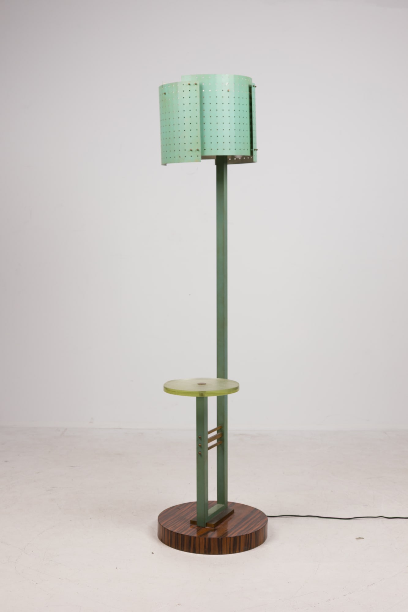 Georges Djo-Bourgeoise (attrib), French Art Deco floor lamp (1 of 7)