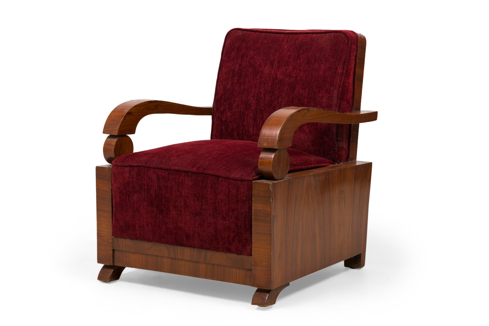 Jules Leleu (attrib), French Art Deco Palissandre Fauteuil (1 of 10)
