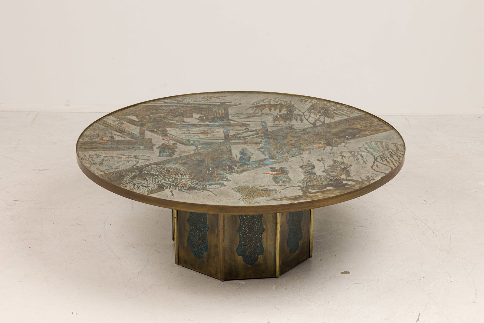 Philip and Kelvin LaVerne, large Chan coffee table, c. 1965 (1 of 11)