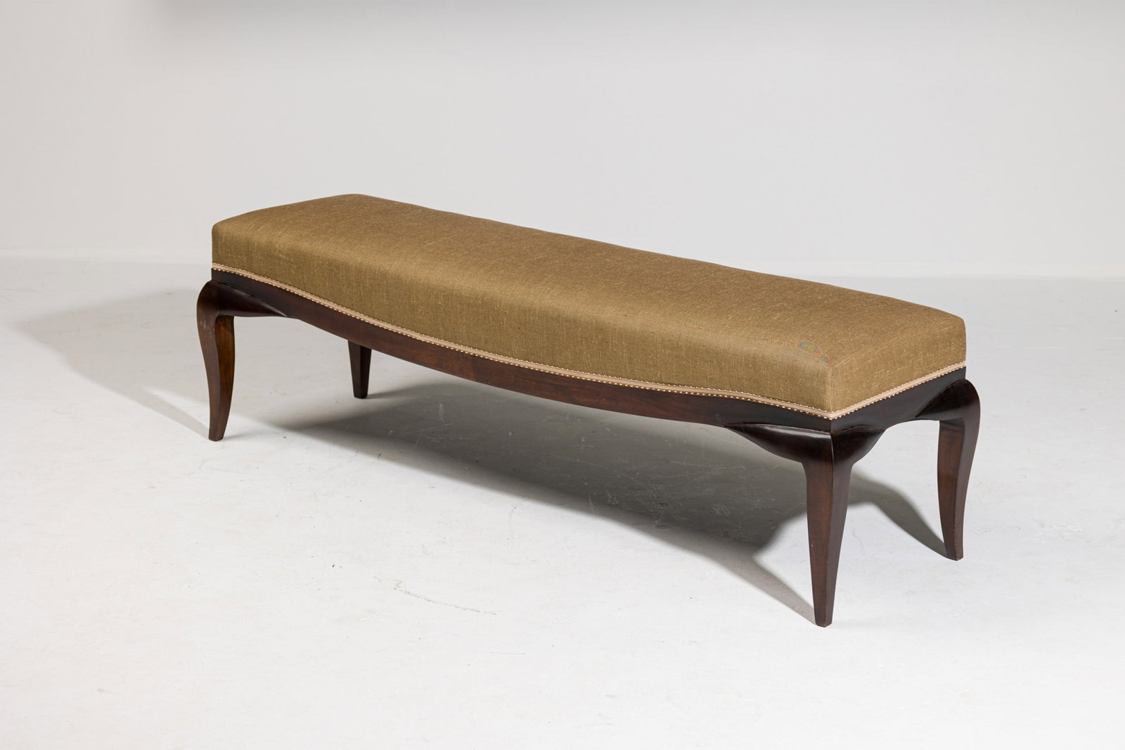Stephen Bastone, Custom Art Deco style upholstered bench (1 of 9)