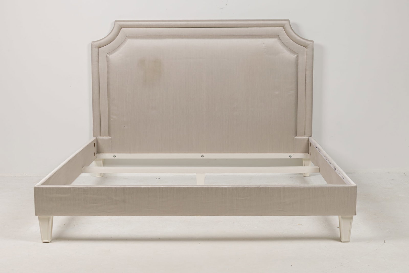 Custom upholstered bed frame, Stephen Bastone (1 of 7)