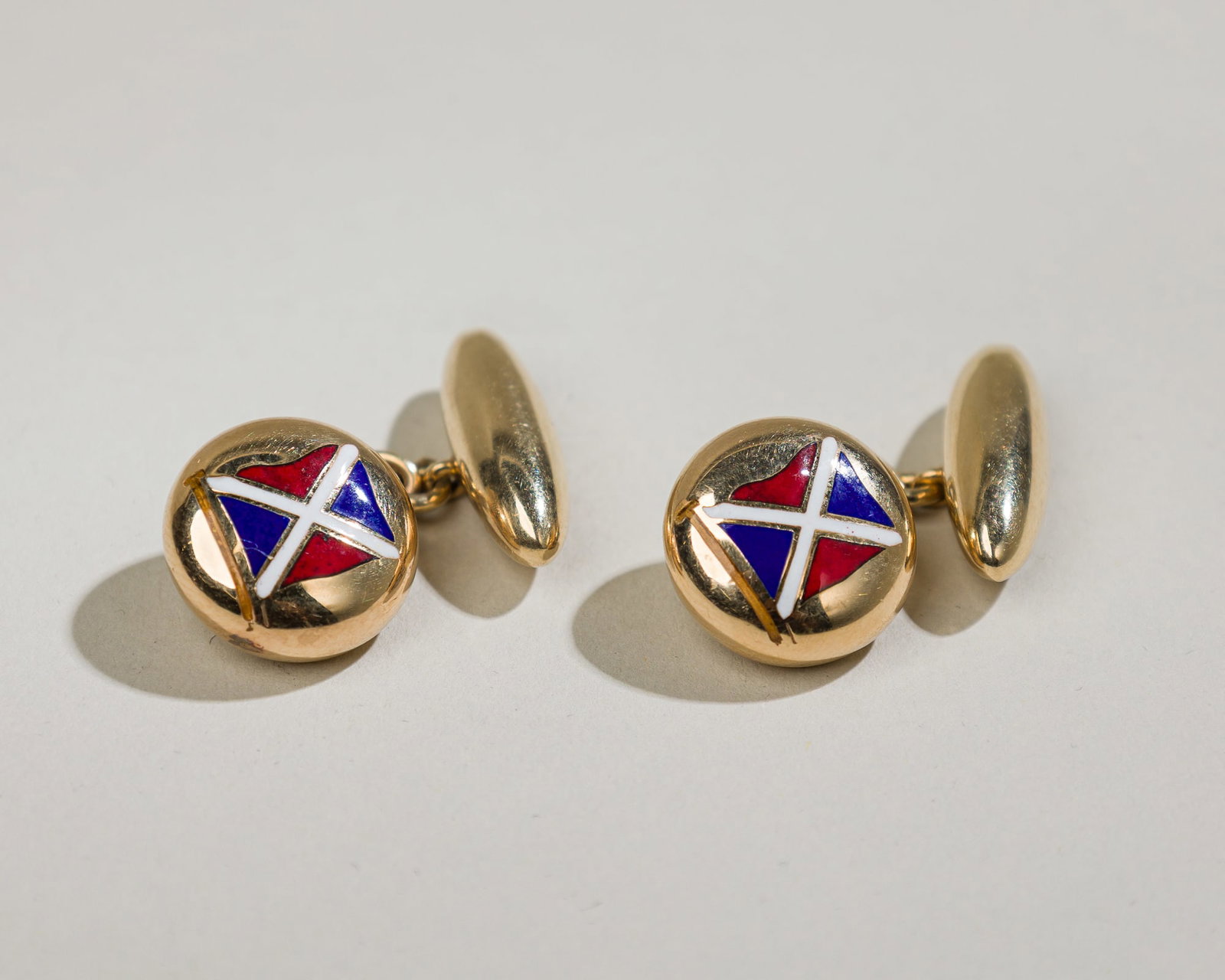 Retro Tiffany@CO. Nautical Flag Cufflinks (1 of 3)