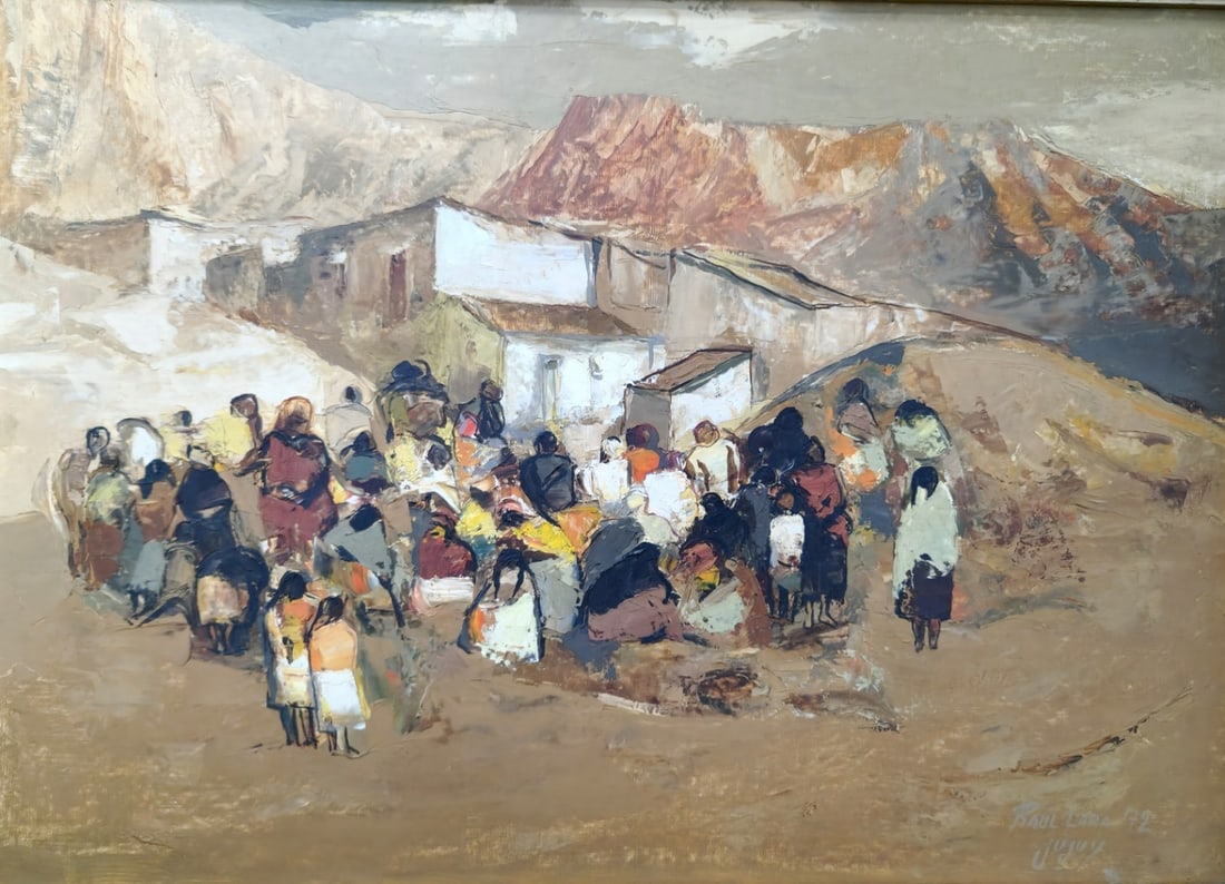 Raul Lara-Torres (Bolivian, 1940-2011) - Oil on canvas (1 of 4)