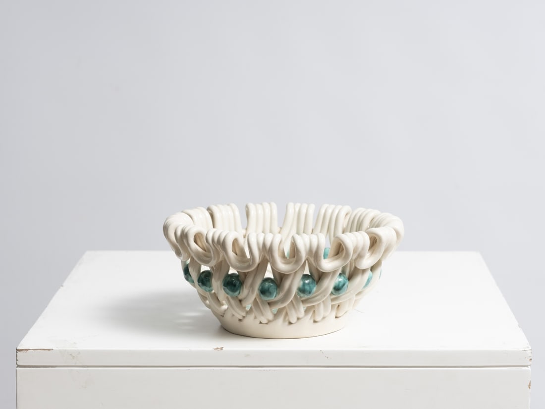 French basket/bowl, made by Sainte Radegonde (1 of 4)