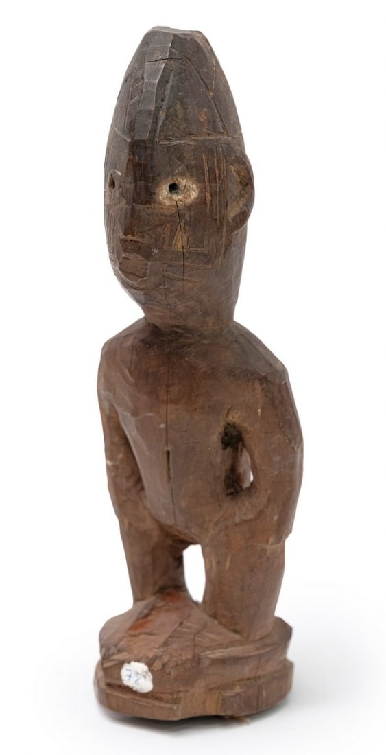 African Ibeji Statue of the Yoruba people, Nigeria: African Ibeji Statue of the Yoruba people, Nigeria, made of carved wood Height: 24 cm Width: 8 cm Notice: We are located in Israel and provide full packing and shipping service. You can ask us for a s