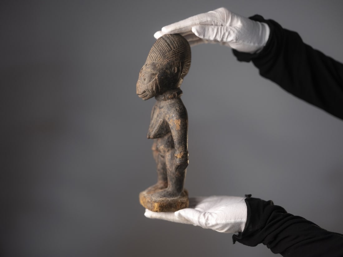 African Ibeji Statue of the Yoruba People, Made of Carved Wood (1 of 5)
