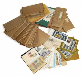 Collection of Sealed Envelopes and Various Stamps in Bulk: Collection of Sealed Envelopes and Various Stamps in Bulk, an assorted lot including numerous sealed envelopes and a wide variety of stamps offered in bulk—ideal for philatelic enthusiasts or collec