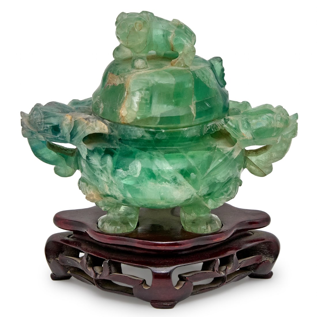 Chinese Table Ornament Designed as a Koro (Japanese Incense Burner) (1 of 4)