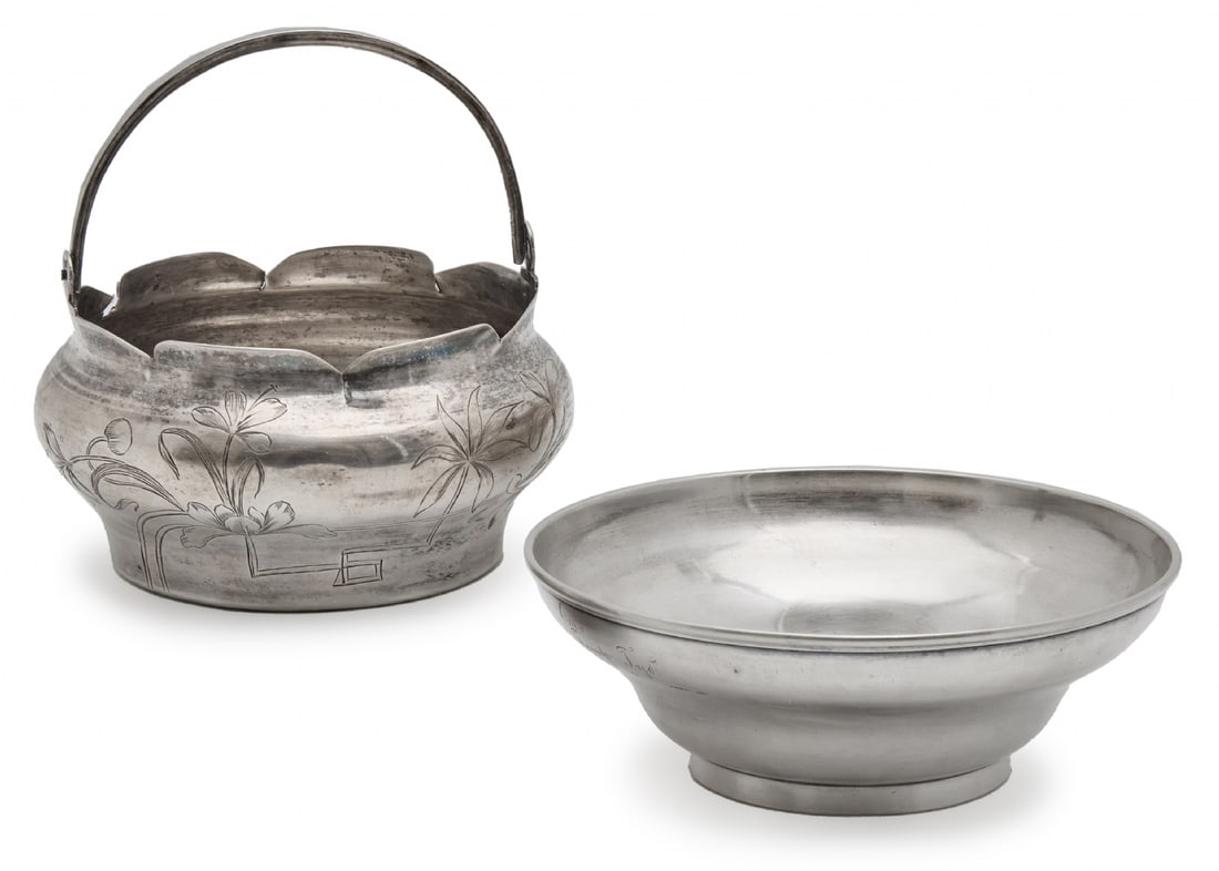 Two Antique Russian Silver Vessels, Different Makers and Models, Signed - 2