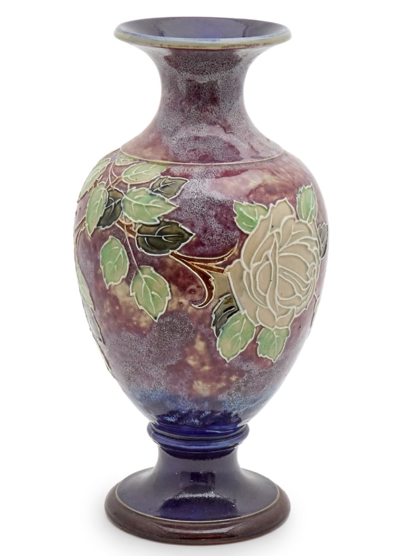 Antique English Vase, Beautiful and High Quality, by Royal Doulton (1 of 5)