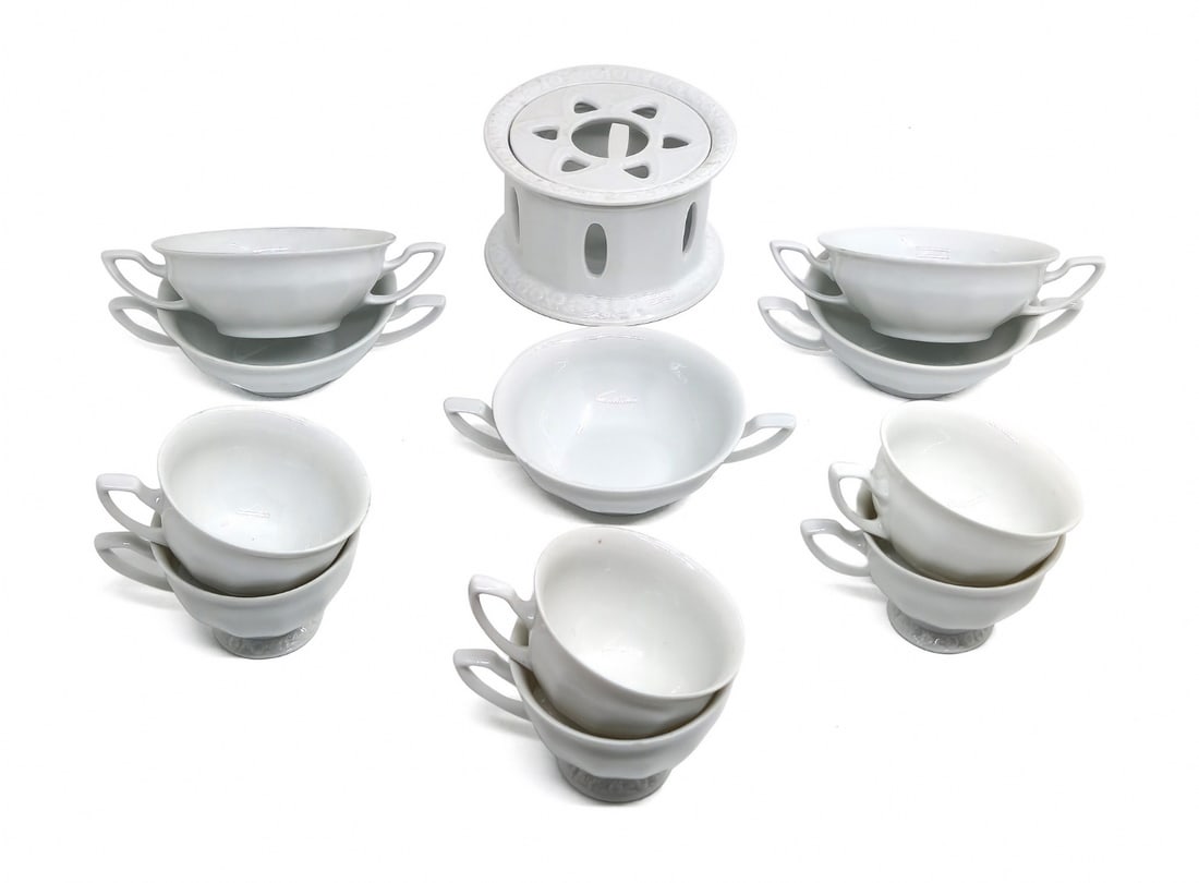 Twelve Serving Dishes by Rosenthal, Model Maria, Signed (1 of 3)