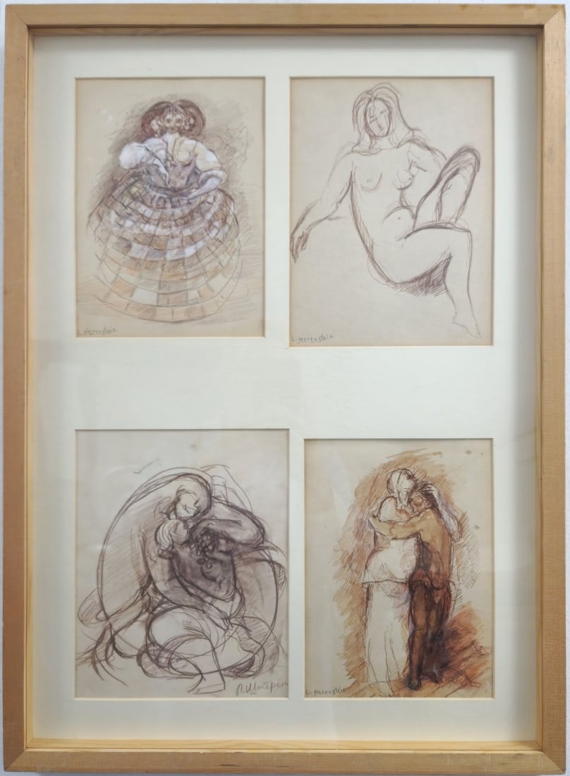 Sterenstein Luisa Yosifovna - Frame with Four Drawings (1 of 4)