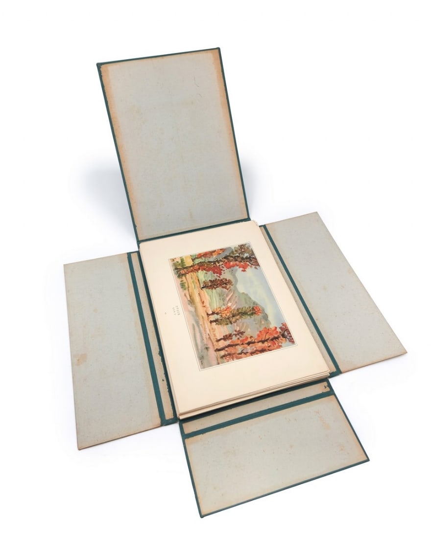Set of 50 Chinese Prints: Set of 50 Chinese Prints, a set of 50 Chinese prints, after famous Chinese paintings and painters, signed on the plate including the artist's name and the work's title, published by 'Shanghai Fine Art