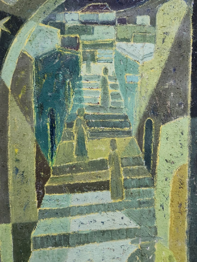 Yitzhak Amitai - 'Fantasy in Green' (1 of 4)