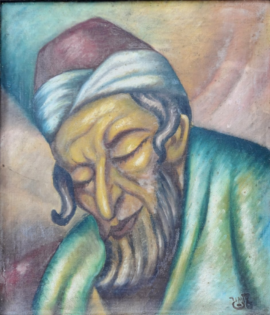 Samuel Schlesinger - 'Yemeni Figure', Oil on Board, Signed: Samuel Schlesinger - 'Yemeni Figure', Oil on Board, Signed, dimensions: 40X34 cm Frame: 49X44 cm Notice: We are located in Israel and provide full packing and shipping service. You can ask us for a sh