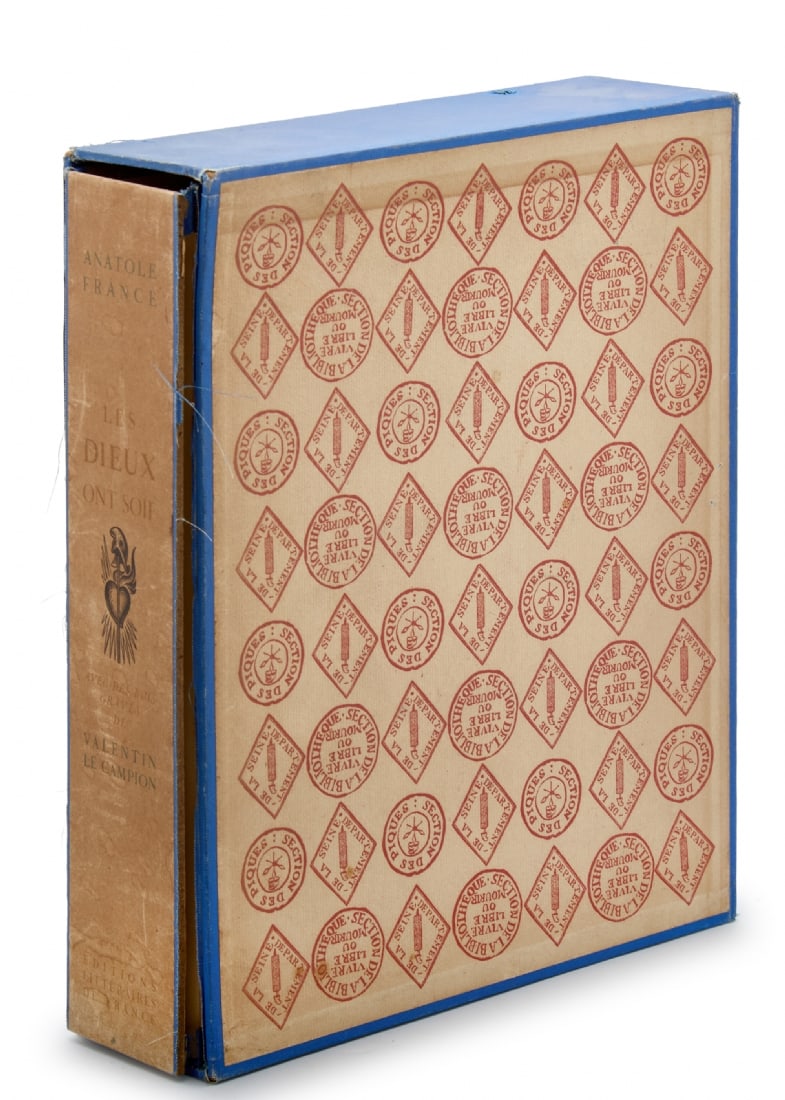 French Bibliophile Edition – Les Dieux Ont Soif, Anatole France, Numbered Copy on Paper (1 of 6)