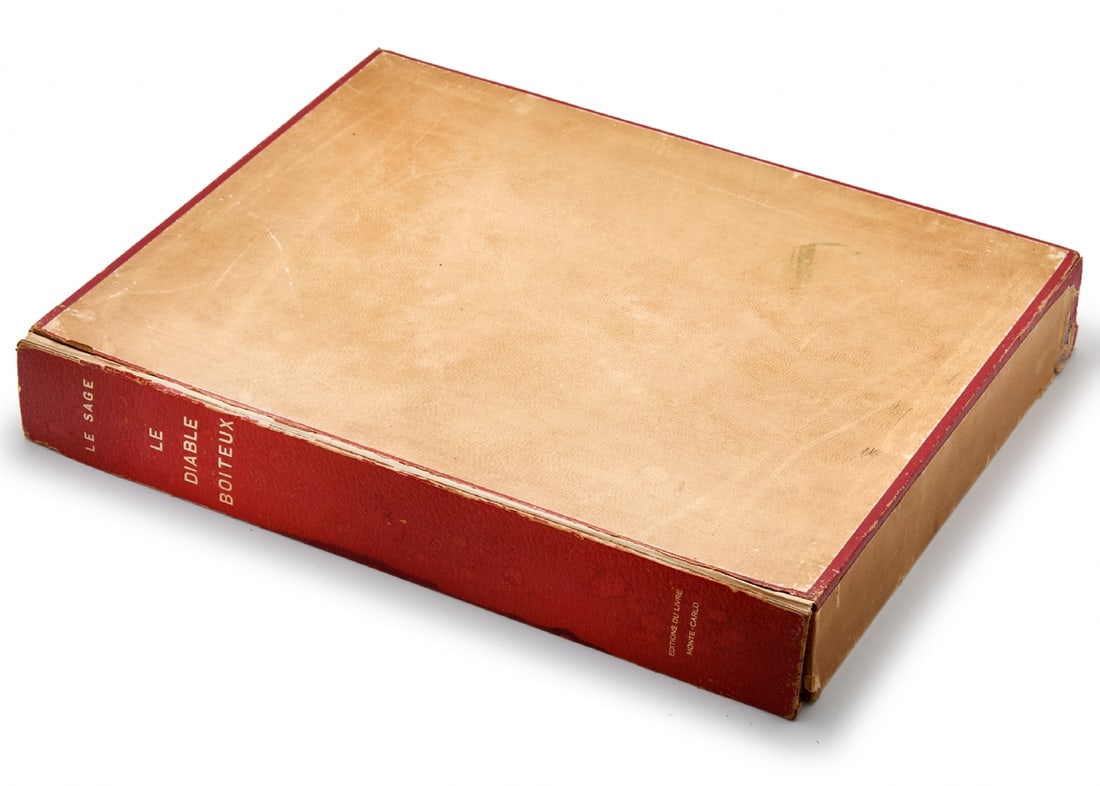 Illustrated French Art Edition – Le Diable Boiteux, Dubout, Numbered Copy: Illustrated French Art Edition – Le Diable Boiteux, Dubout, Numbered Copy, a deluxe French art edition of Le Diable Boiteux by Alain-Rene Le Sage Published by Editions du Livre, Monte Carlo 203 page