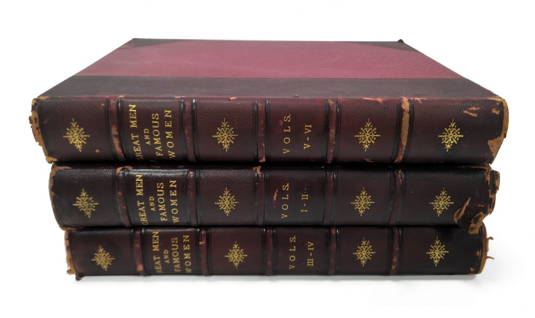 Antique Set – Great Men and Famous Women (1894), Illustrated Historical Biographies (1 of 5)