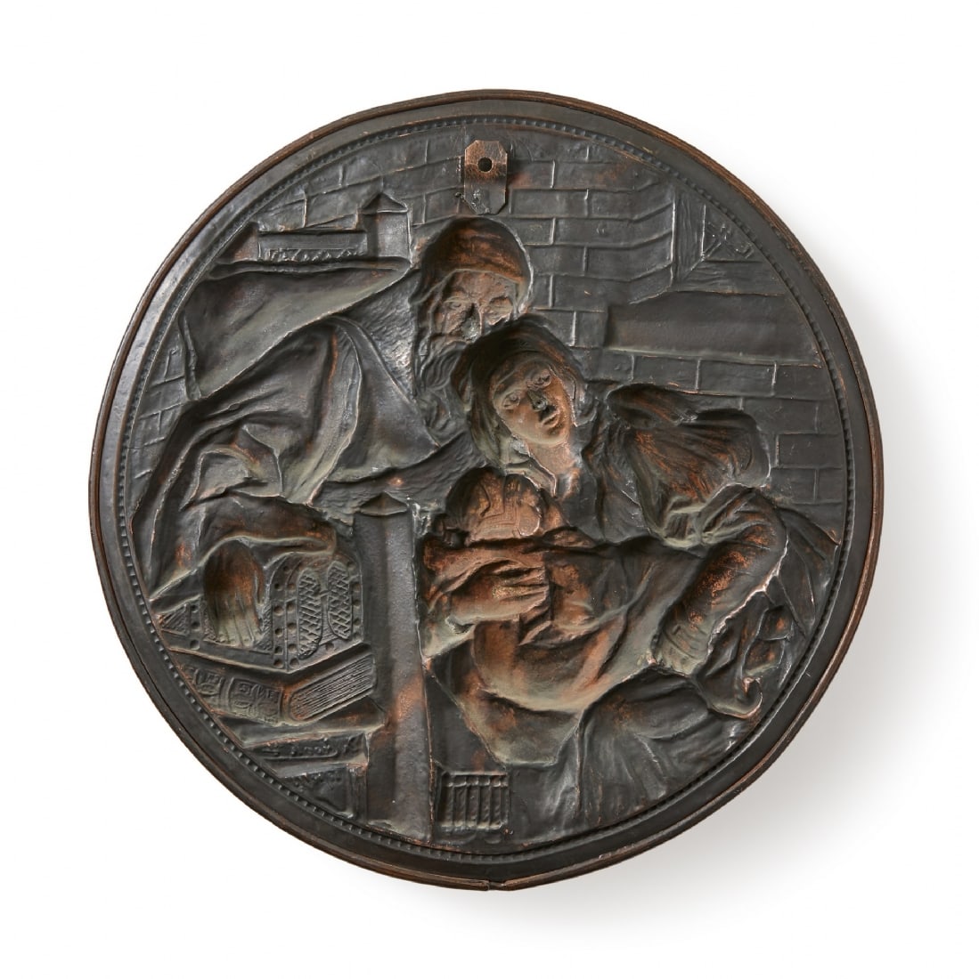 Signed Copper Wall Relief - 3