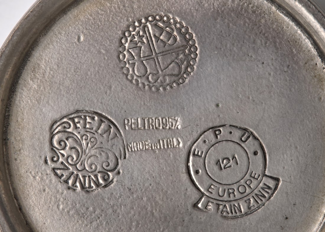 Five-Piece Pewter Tea/Coffee Set - 4