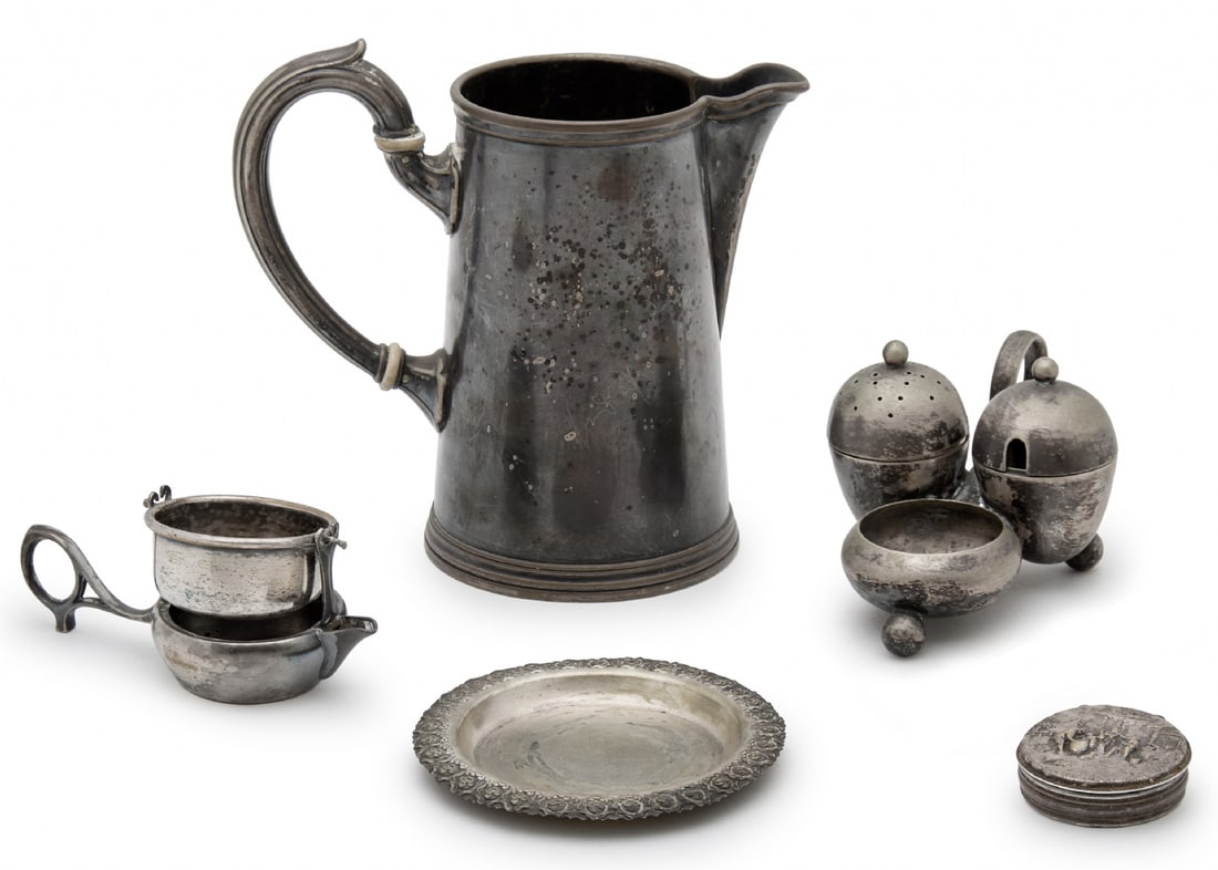 Five Silver-Plated Metal Objects, Some Signed, Various Models and Manufacturers: Five Silver-Plated Metal Objects, Some Signed, Various Models and Manufacturers, height respectively: 1 to 18 cm Notice: We are located in Israel and provide full packing and shipping service. You can