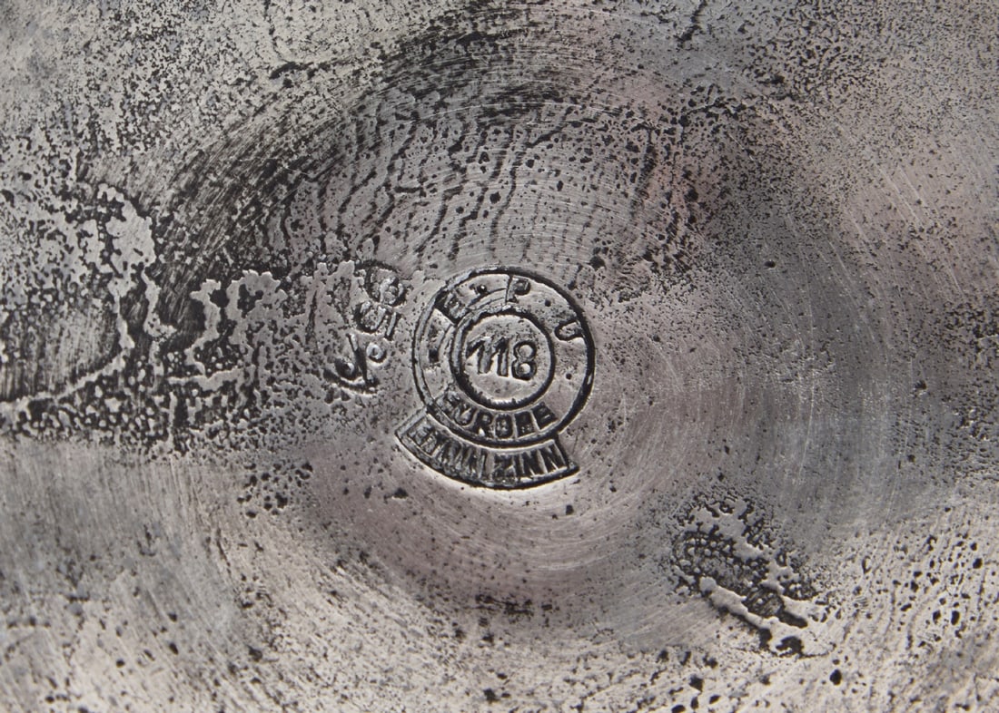 Three Different Pewter Items, Various Models, Signed - 2